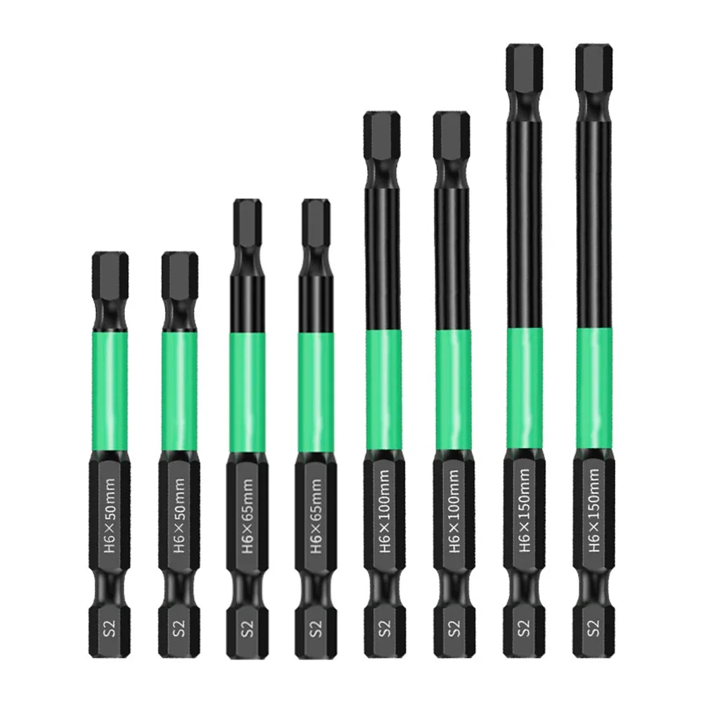 1pc 1/4 Hex Head Screwdriver Bit 1/4 Hex Quick Change Driver Magnetic Screwdriver Drill Bits H1.5-H10