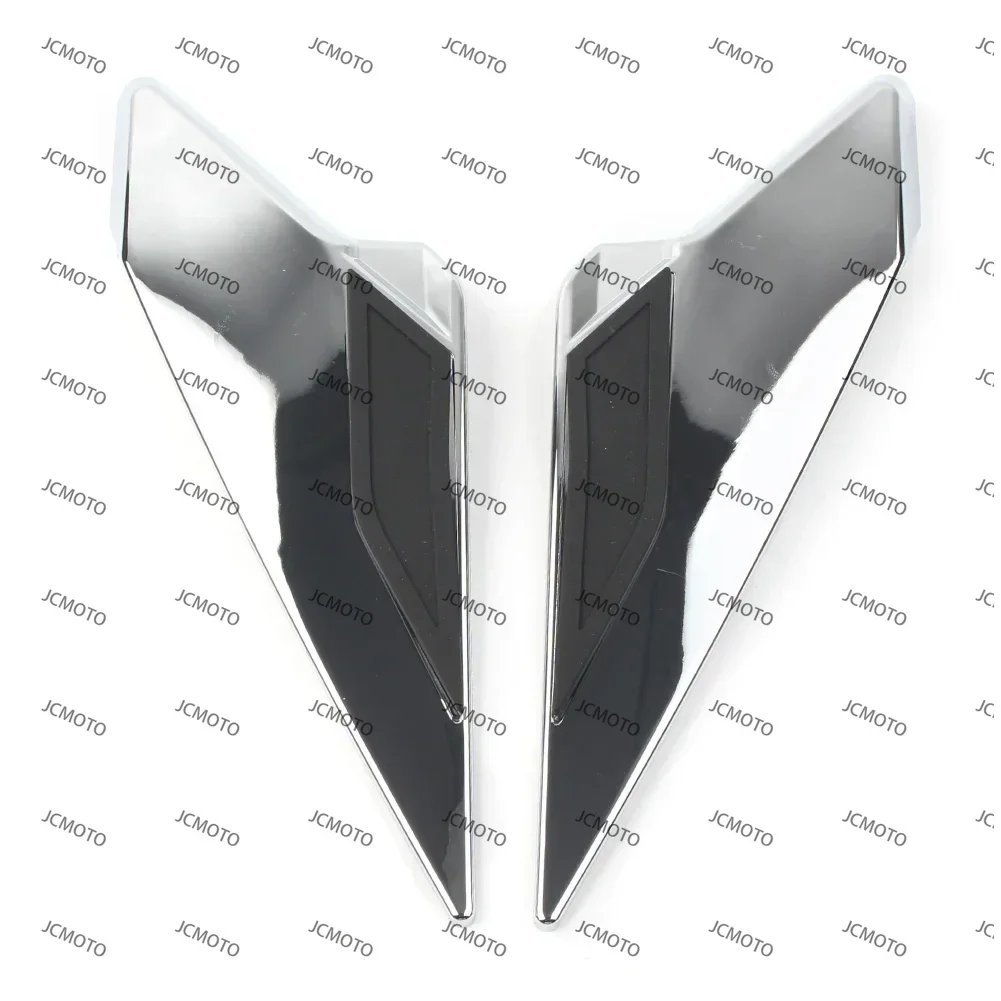 

2x For Honda Gold Wing GL1800 Goldwing 2018 2019 2020 2021 ABS Plastic Chrome Motorcycle Pedal Upper Side Decorated Cover