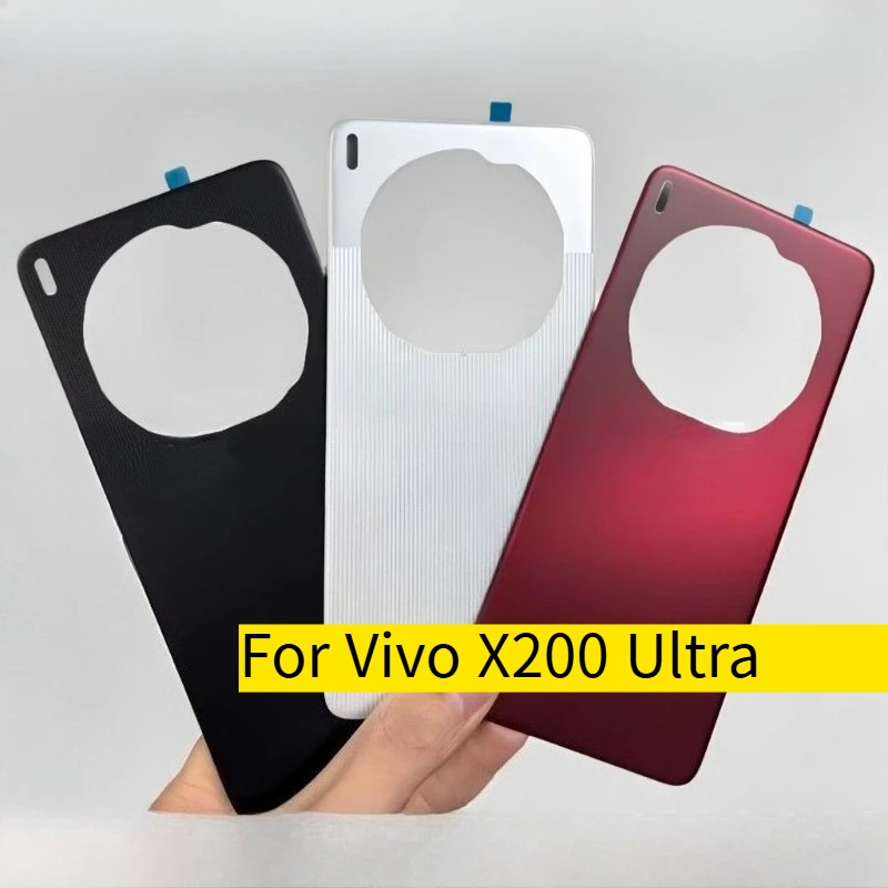 For Vivo X200 Ultra Battery Cover Glass V2454A V2454DA Panel Rear Door Housing Case Phone Lid Shell Replacement