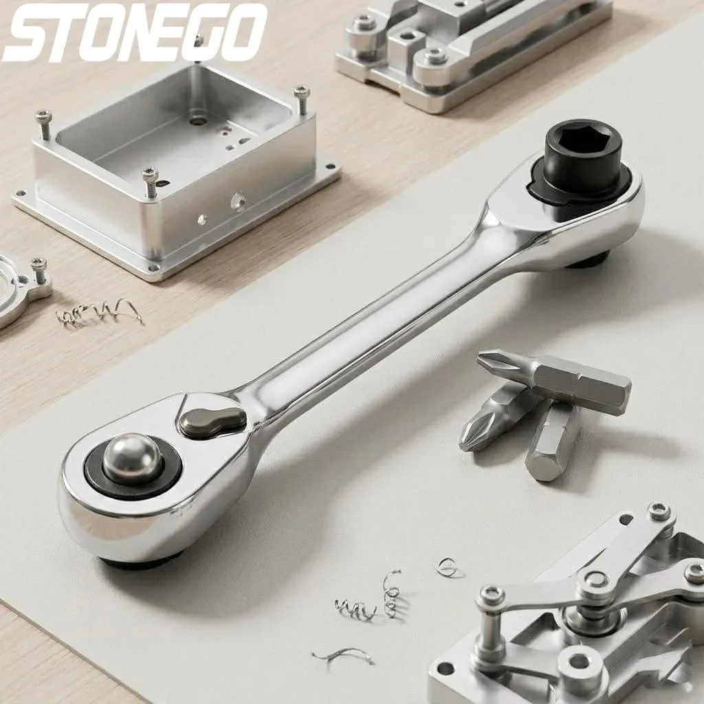 1/4 Inch Ratchet Wrench Tool for Steering Rack Gearbox Mechanic Repair