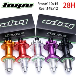 HOPE Pro 4 Bicycle Hub 28 Holes  Boost Sealed Bearing 6-bolt Disc Brake J-Bend MTB Hub For SHIMANO HG SRAM XD MS 110*15 148*12