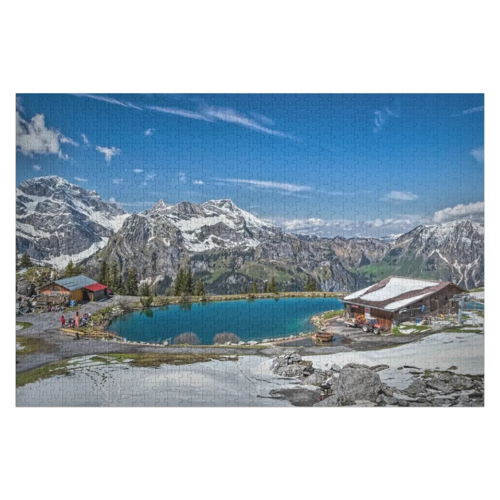 

Lake Brunnihutte Jigsaw Puzzle Customizeds For Kids Personalised Puzzle