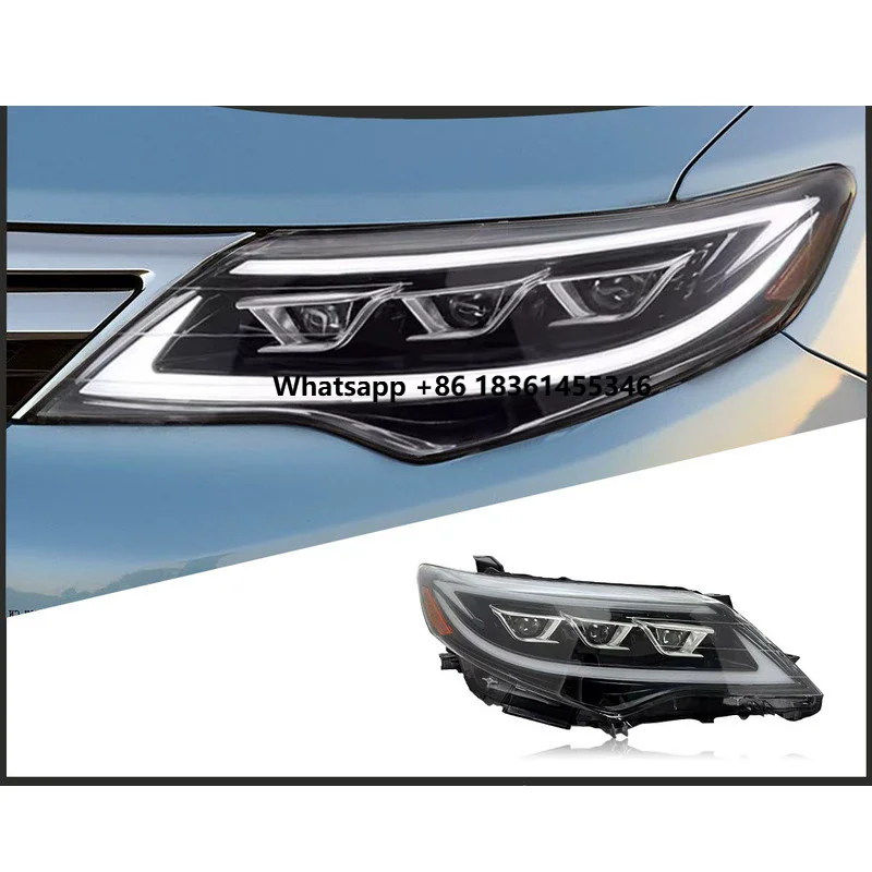 

For Camry 12-14 modified Front head lamp with Dynamic turn signal Daytime running light LED Headlight assembly