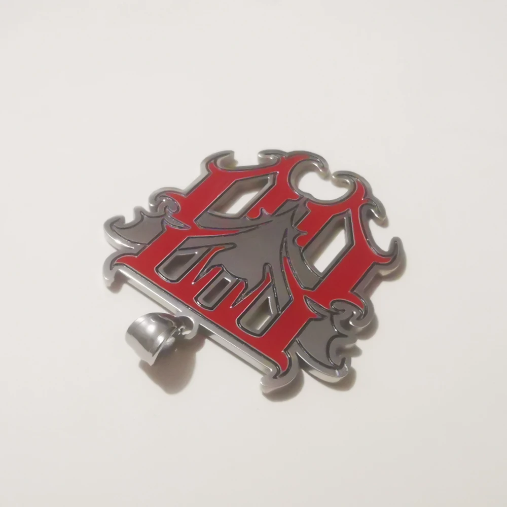 رجل الأحمر ICP سحر قلادة الفولاذ المقاوم للصدأ الفرقة فريق قلادة سلسلة 24 بوصة #4