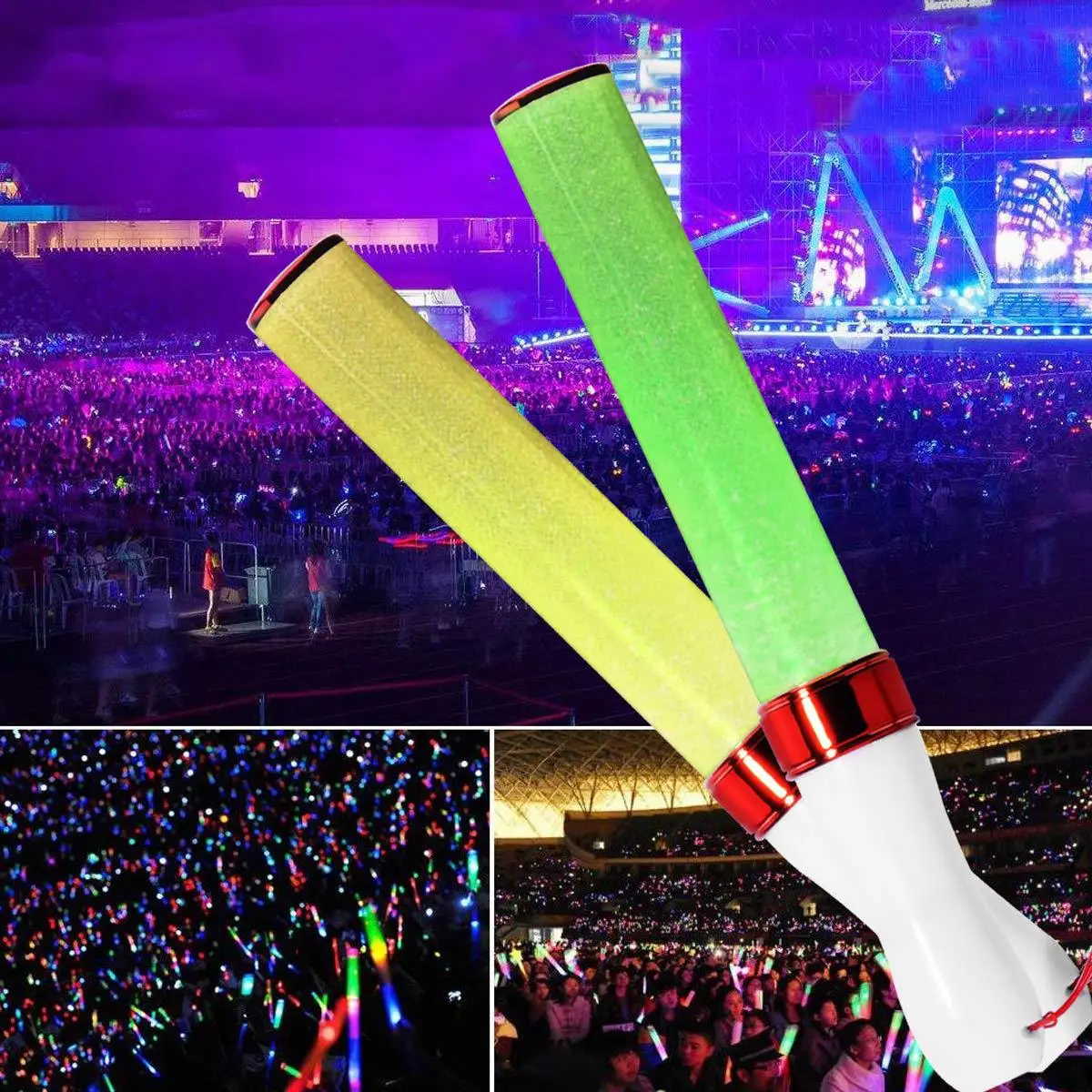 

15 Patterns Glow Sticks For Concert Night Party Decor Glowing Supplies Light