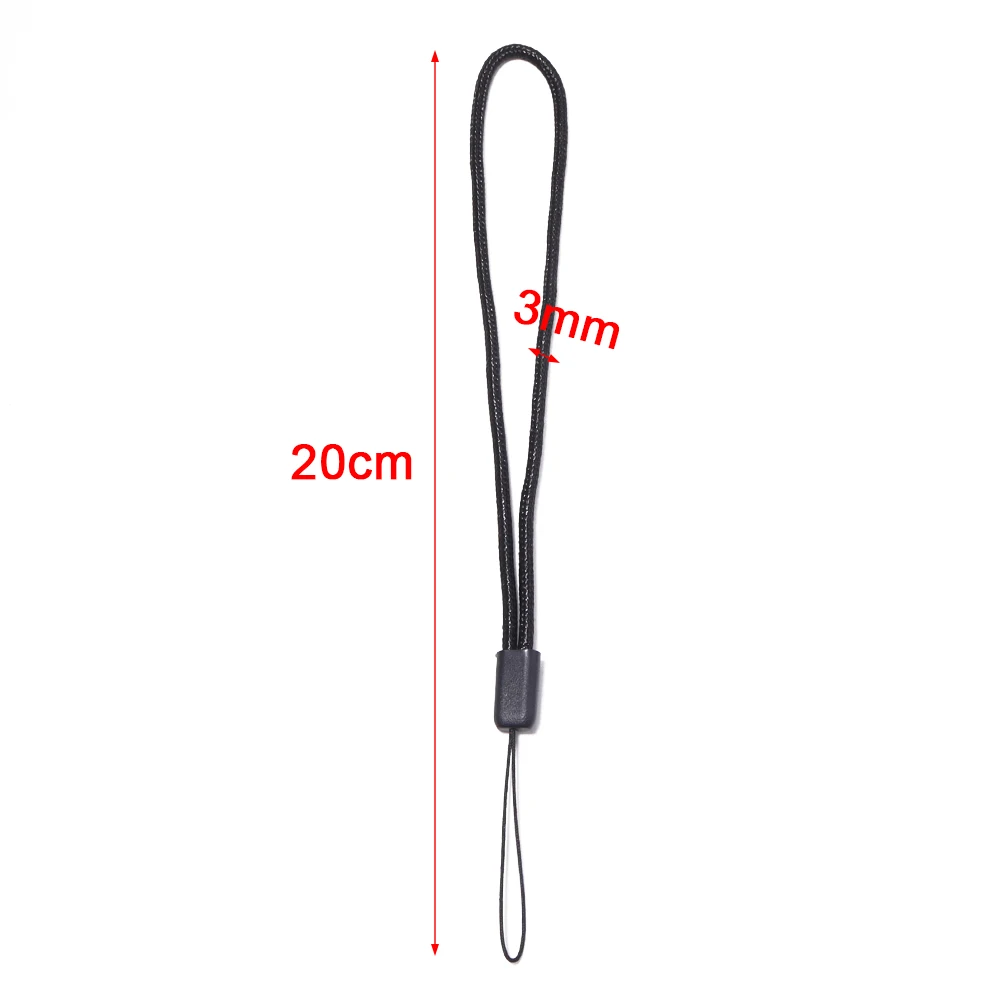 10 Stück/Set Bunte Nylon-Lanyards Handgelenkschlaufen für Handy, Kamera, USB-Stick, Schlüsselanhänger, Anti-Verlust-Band, DIY-Hängeseil – Detail 1