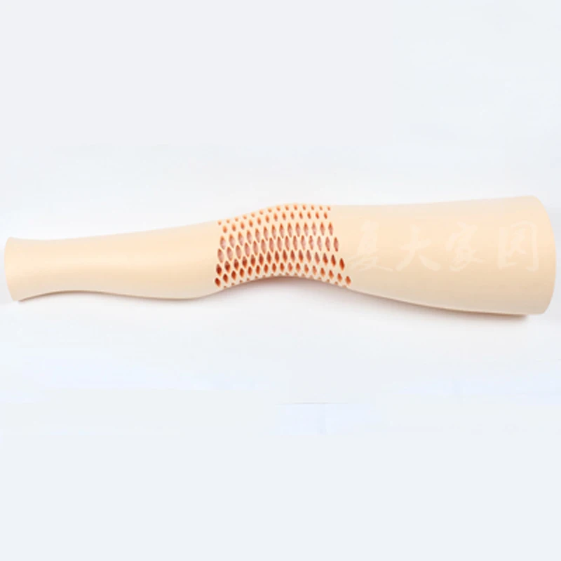 Ergonomic Prosthetic Stump Thigh Sleeve Waterproof EVA Padding Flexible Hollow Knee Joint Cosmetic Skin Cover