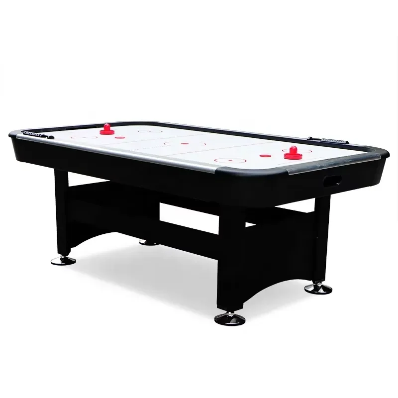 Popular indoor entertainment sports games 7 feet 2.1 meters large size adult electronic air hockey table MDF can be