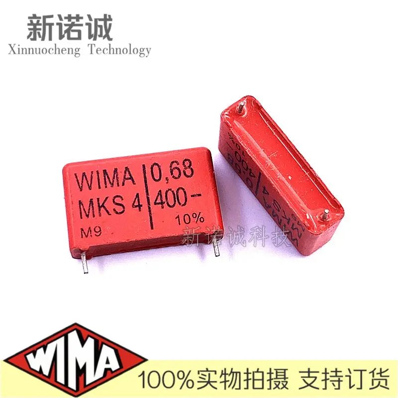5PCS/10PCS/30PCS/Lot WIMA MKS4 0.68UF 400V 400v0.68UF foil film capacitor 400V680nF 680NF 400V684 684 Foot distance 22.5MM