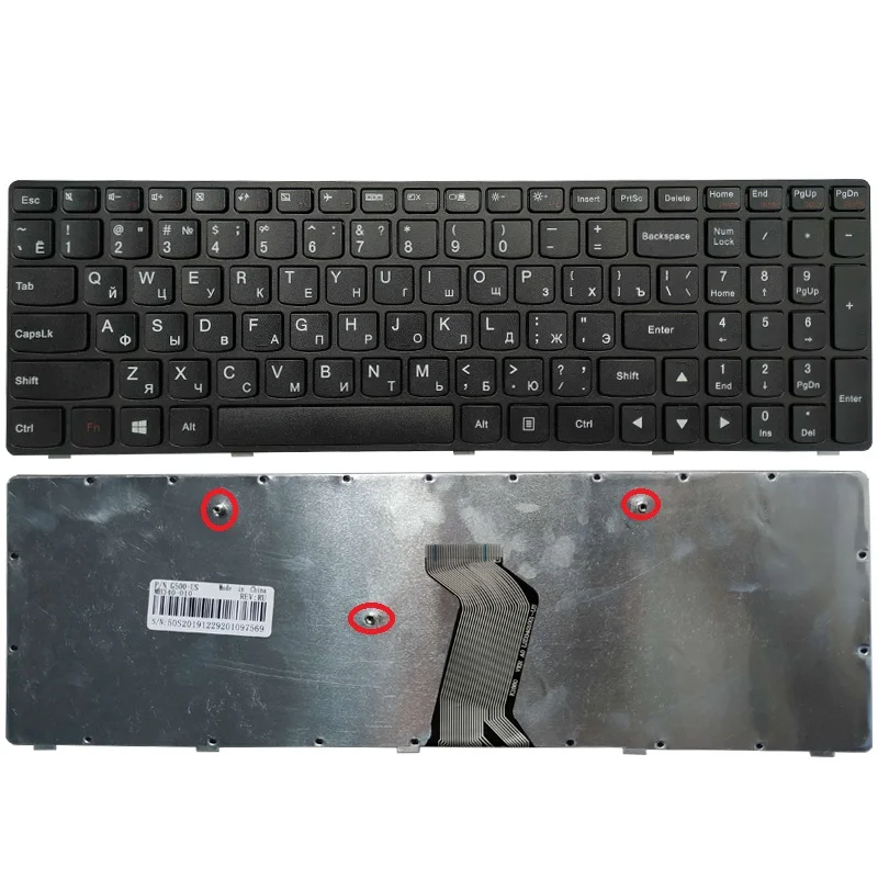 

НОВАЯ русская клавиатура для Lenovo 25210891 G500-RU MP-12P83US-6861 25210932 MP-12P83SU-686 PK130Y0305 В 117020 GS1 V- 117020 ЗС1-РУ РУ