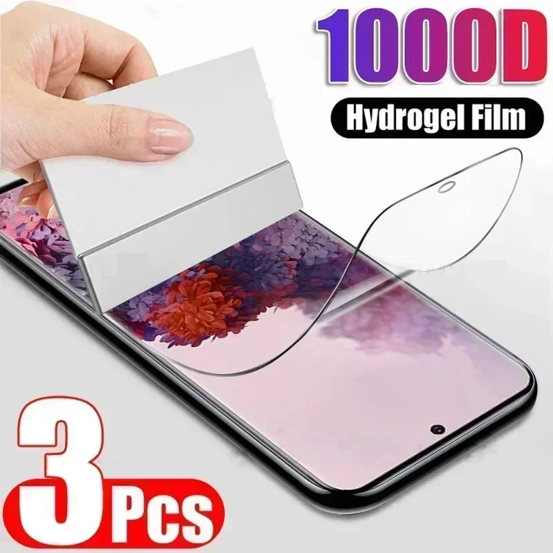 3 pçs filme de hidrogel para motorola moto g stylus um g60 g50 g30 g22 g31 g5 g51 g31 g41 g42 g71 g7 g8 g9 plus filme protetor de tela