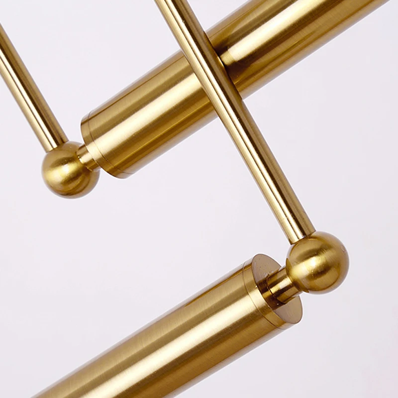 Hanging Lamp for Home LED Modern Minimalist Living Room Chandelier Simple Linear Restaurant Pendant Light Nordic Creative Shop