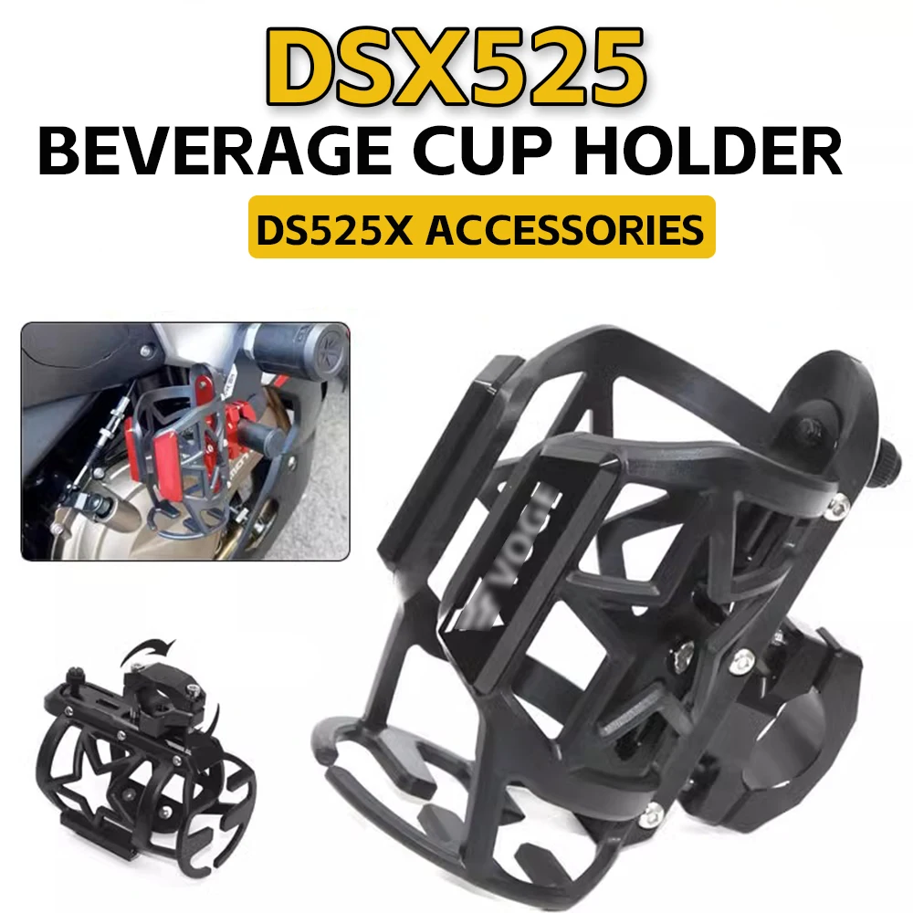 

For VOGE DS525X DS 525X 525 DSX 525DSX 2024 Motorbike Beverage Water Bottle Cage Drink Cup Holder Sdand Mount VOGE Attachment