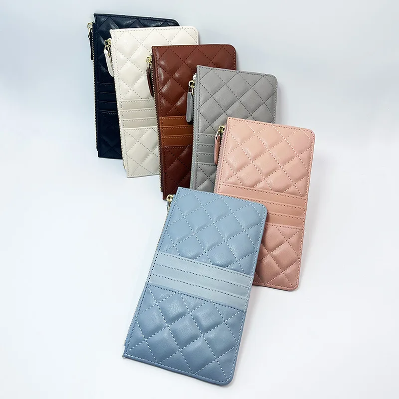 

Женские длинные кошельки, большая сумка для банкнот, кошельки-клатчи из искусственной кожи, простые мобильные кошельки с ромбовидной сеткой для женщин