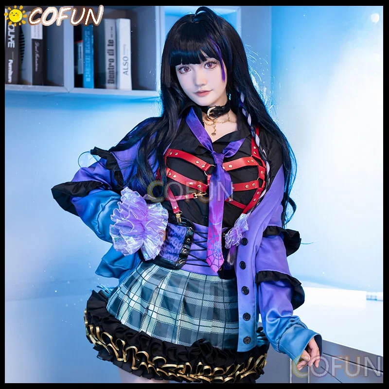 COFUN Vtuber Nijisanji XSOLEIL Meloco Kyoran Cosplay Halloween Game Suit Lovely Outfits Women Role Olay Anime