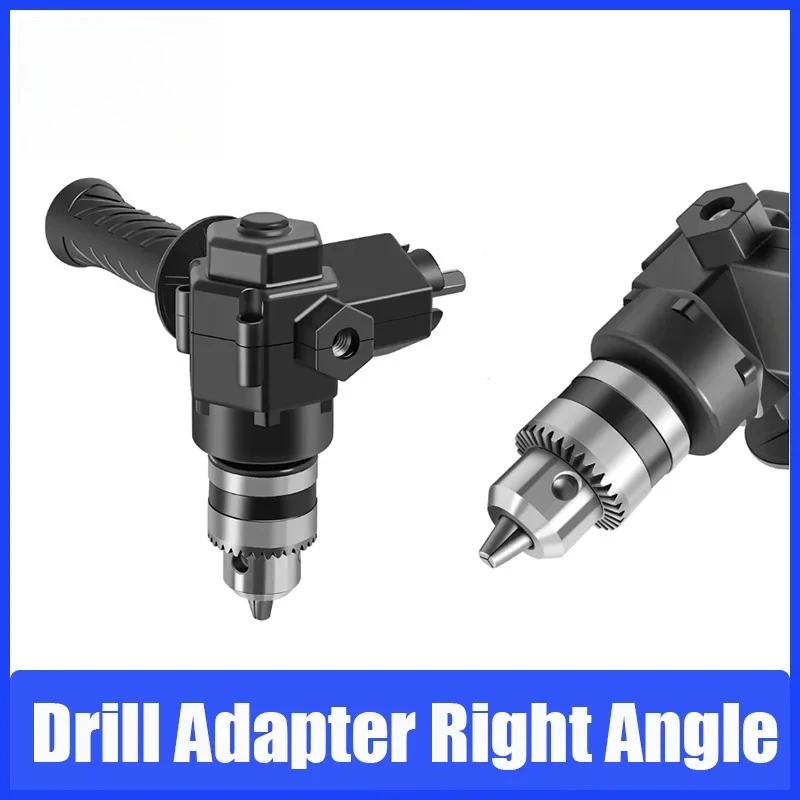 

Аксессуары для инструментов Portable 90 ° Трехкулачковый патрон, угловой адаптер для ударной дрели, угловой удлинитель, патрон, адаптер для дрели