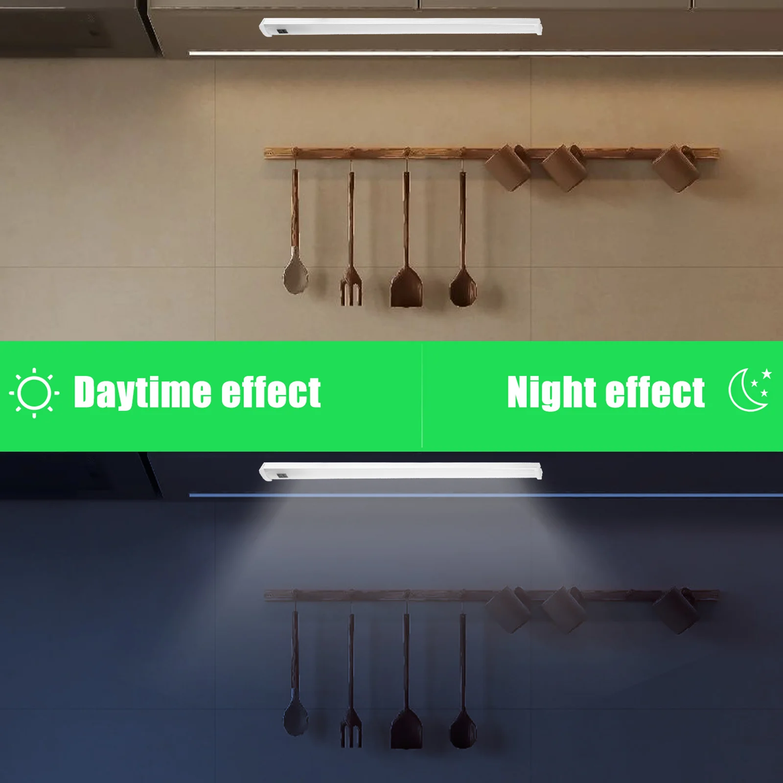 

1Pcs LED Sensor Strip Light USB 30cm Cupboard Bed Stair Wall Lamp Durable Low Power Consumption Under Cabinet Light