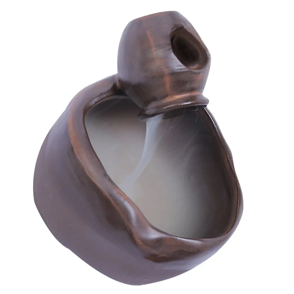 

Backflow Incense Burner Ceramic Incense Holder Office Desktop Decorative Aroma Stove Creative Wine Office Ornament