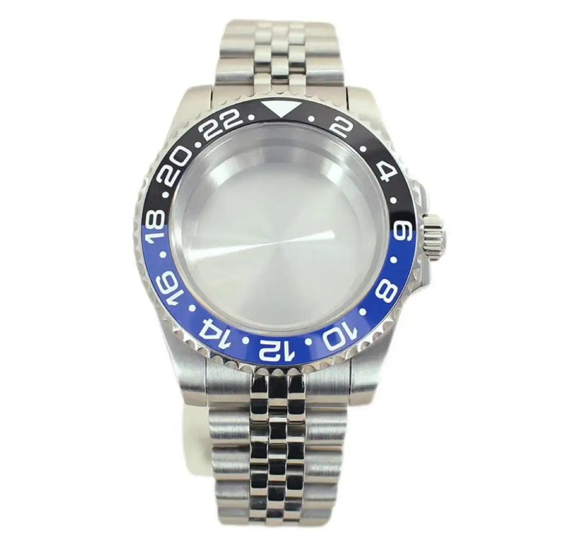 40mm stainless steel case with sapphire glass, suitable for NH34, NH35, and NH36 automatic mechanical movements 20BAR waterproof