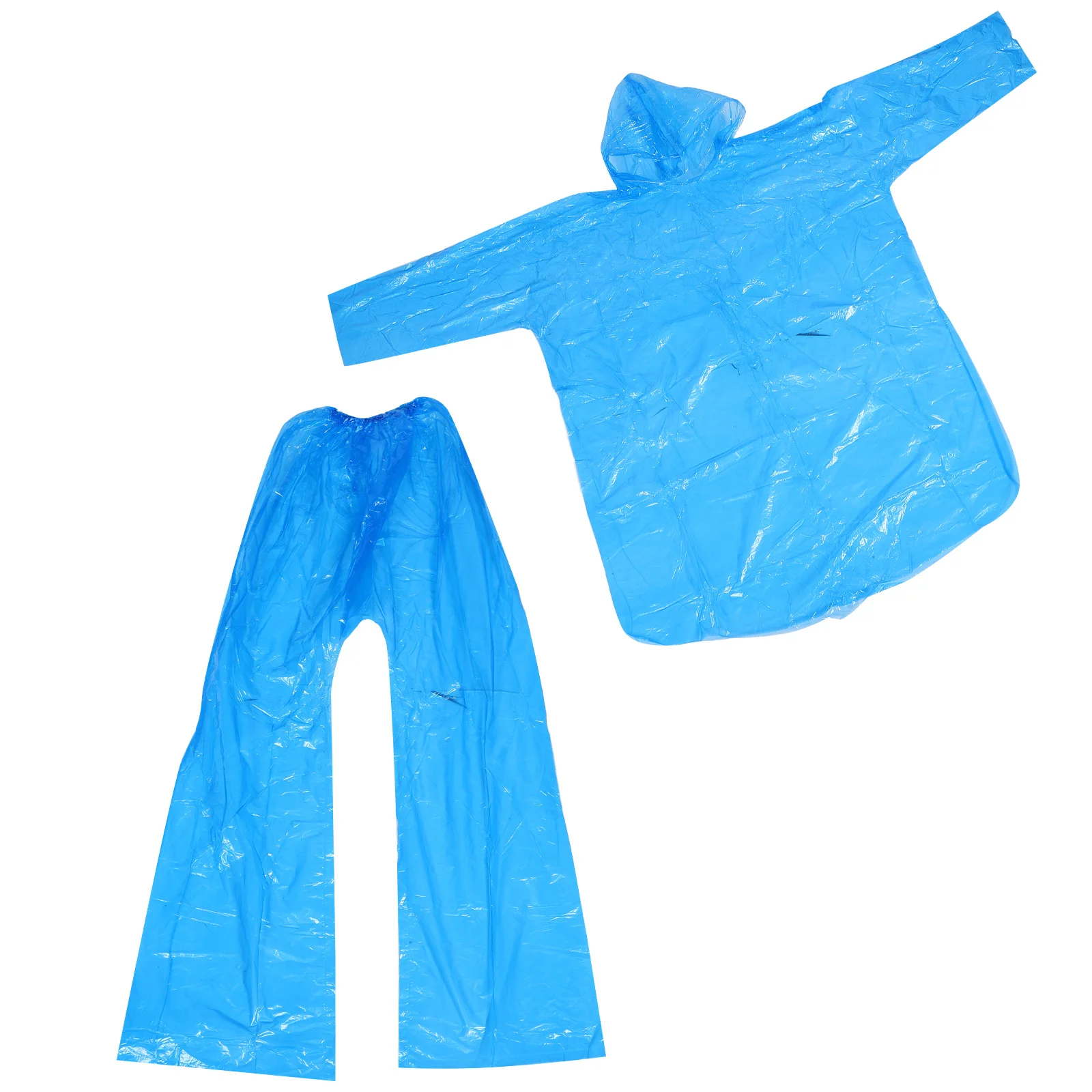 

Raincoat Suit for Men Travel Poncho Hood Women Waterproof Shoe Covers Disposable Lightweight Emergency