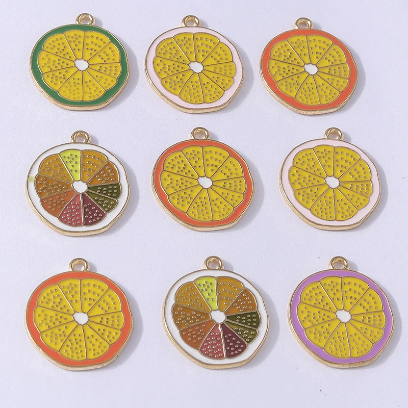 Duarte 10 Stück/Set Niedliche Lebensmittel-Anhänger aus Harz, Durian-Charms für Schmuckherstellung, Ohrringe, Halsketten, DIY-Bastelzubehör – Detail 10