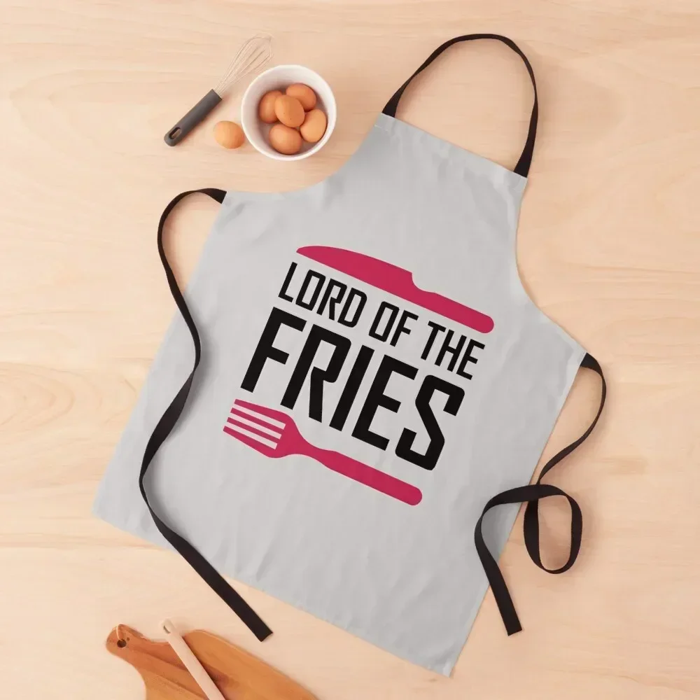 

Resto Lord of the Fries Apron christmas kitchen household woman waterproof for women Chef Uniform Women Apron