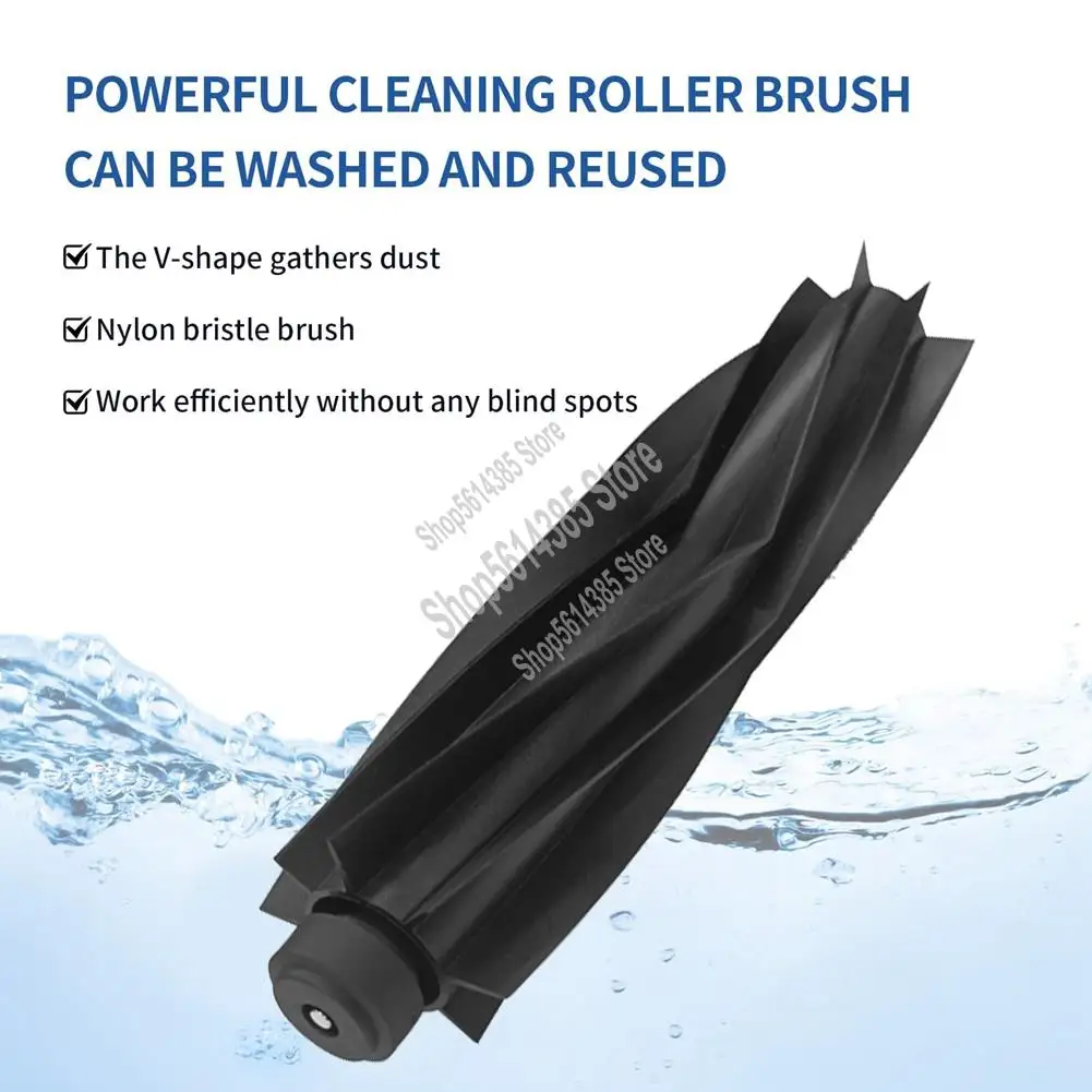 

Main Brush For Eufy X9 Pro Robot Vacuum Cleaner Accessories Washable Anti-Tangling Rubber Roller Brush Replaceable Parts-ABAJ