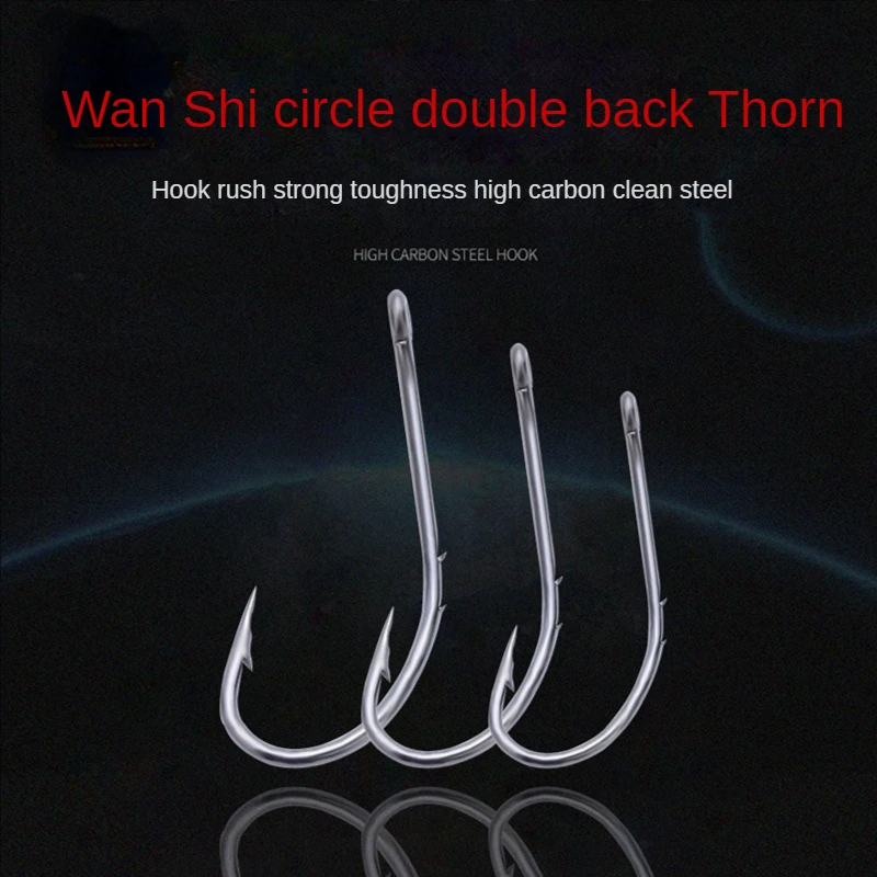 Fishing Hooks Back Thorn Barbed 2000pcs Long Handle Fishhook Sea Fishing Barbel Pike 낚싯바늘 рыболовный крючок Pesca 낚시 accessories