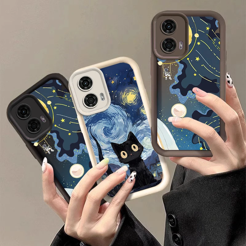 G24 Night Sky New Sky Eye Phone Case For Motorola Moto G24 G24Power G54Power G20 G54 G84 G53 E40 E32 G04 G22 G30 G34 G53 Cover