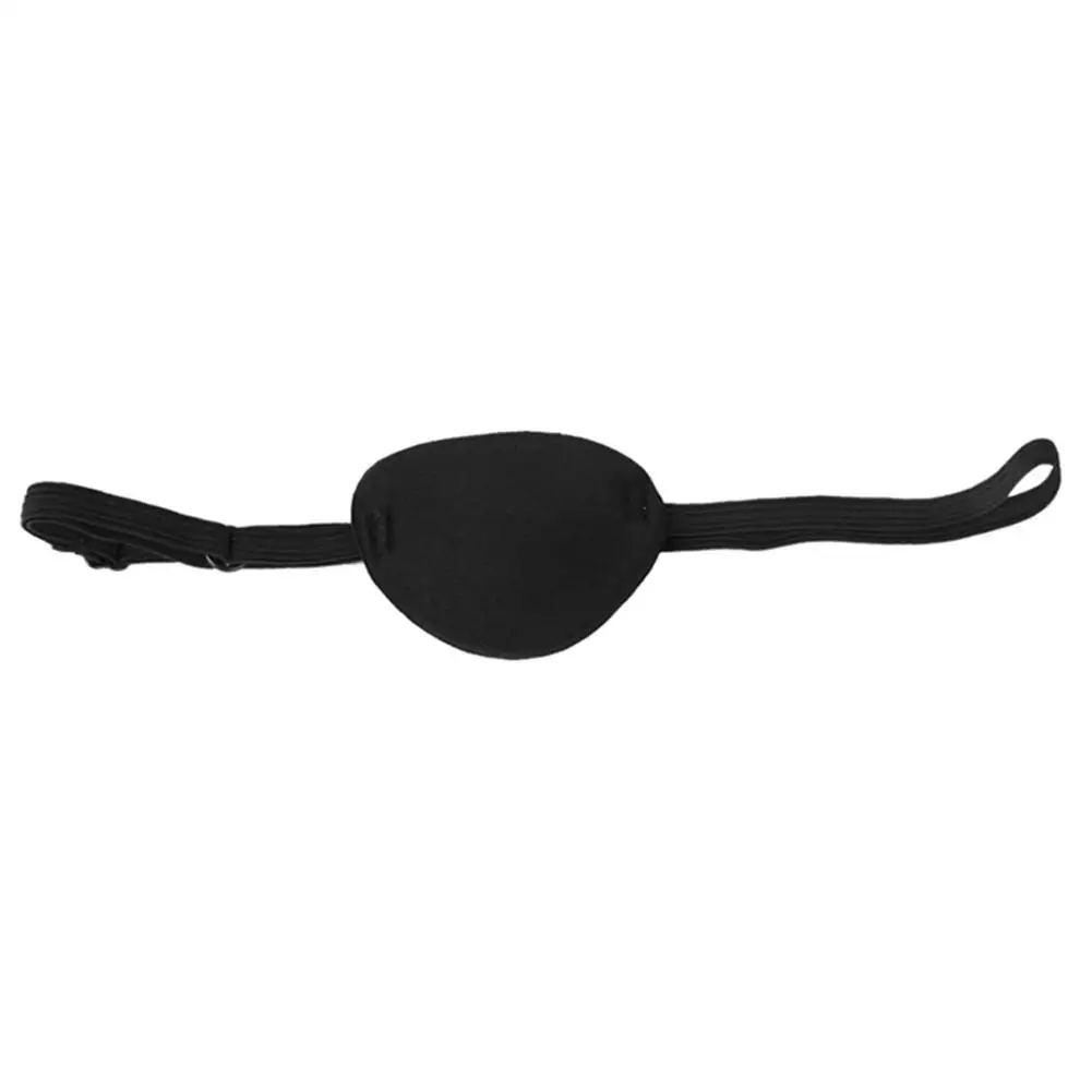 Pirate Eye Patch Soft Comfortable Black Color Simple Eye Pad Single Eye Patch For Men Adults