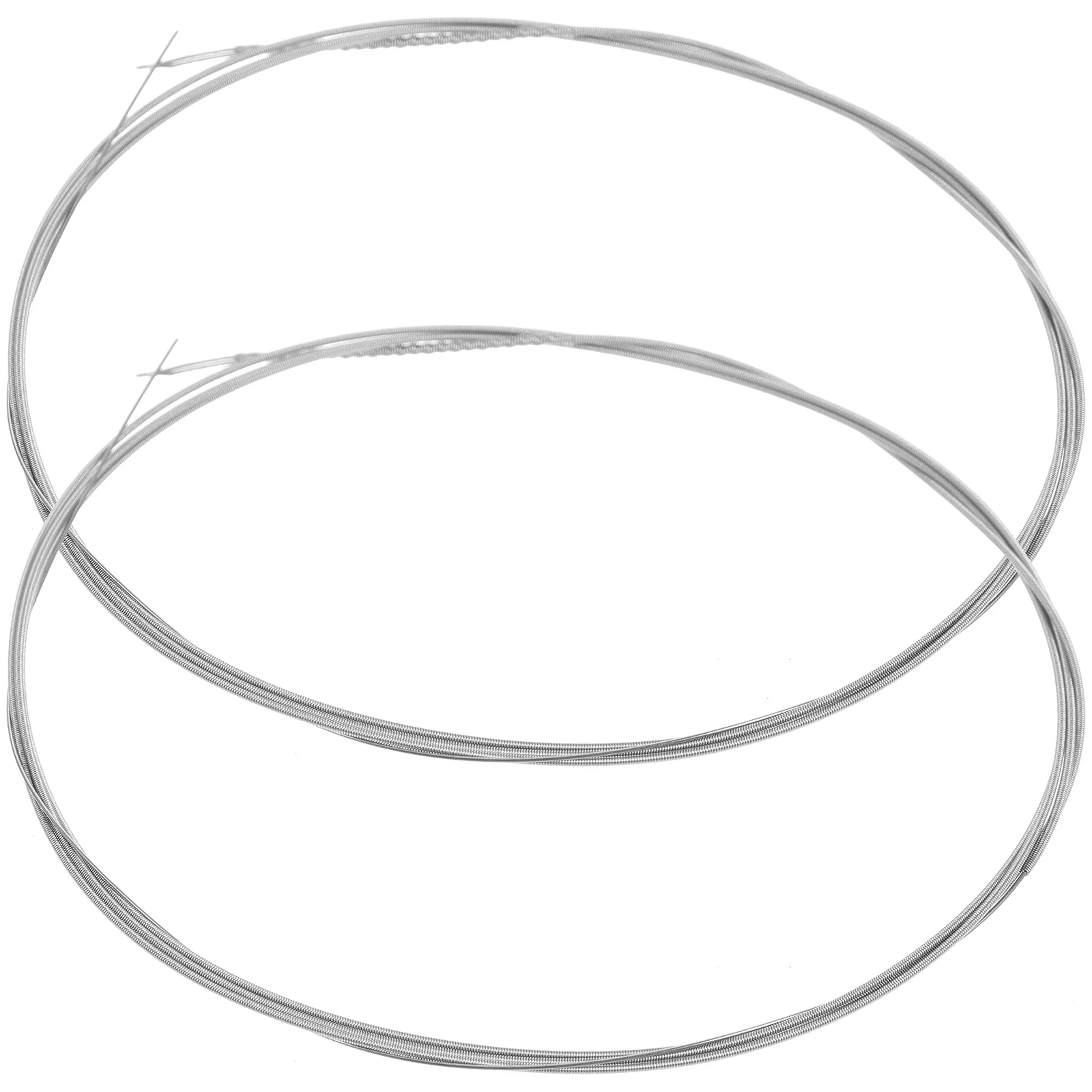 

2Pcs Dulcimer Steel String Replacement Durable Instrument Strings Clear Tone Dulcimer Parts Accessories Instrument Strings