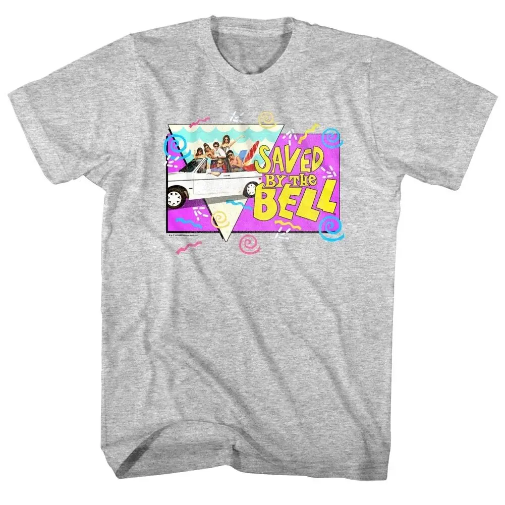 Saved by the Bell Beach Party Men's T Shirt Road Trip Car Surfboards Zach Slater