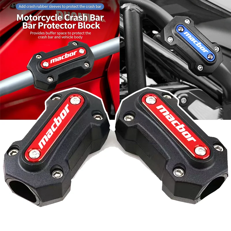 

Fit For Macbor Montana XR5 XR 5 X R5 XR1 2019-2025 Motorcycle Engine Guard Bumper Protection Decorative Trim Block Crash Bar