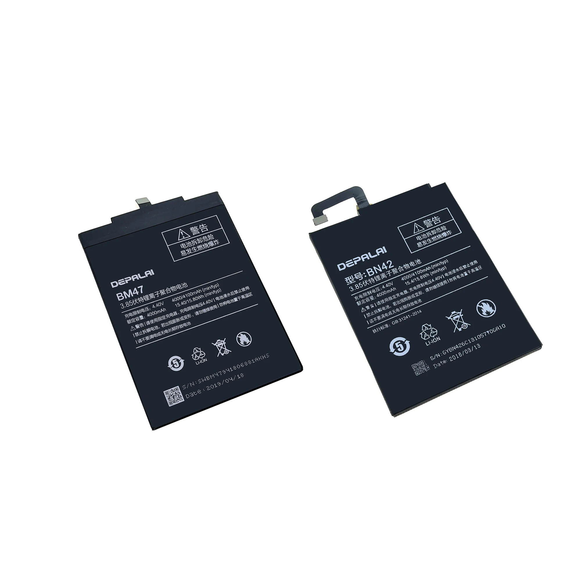 For Xiaomi Redmi 3 Redmi4 Redmi5 4A 5A 5Plus Replacement Battery BM47 BN30 BN34 BN35 BN40 BN42 BN44 Phone Batteries