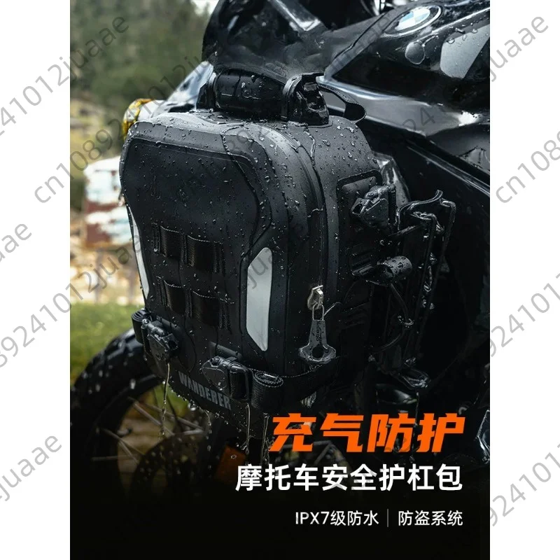 Motorcycle Airtight Bar Bag Waterproof Reflective Anti-drop Modified Accessories Motorcycle Travel Equipment Riding Bag