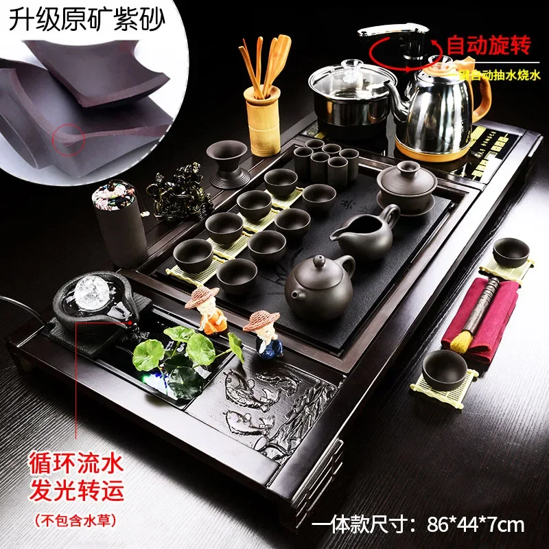 Chinese Matcha Tea Set Semi Automatic Tools Saucers Luxury Tea Set Service Bar Wooden Strainer Juego De Te Home Decorationgs