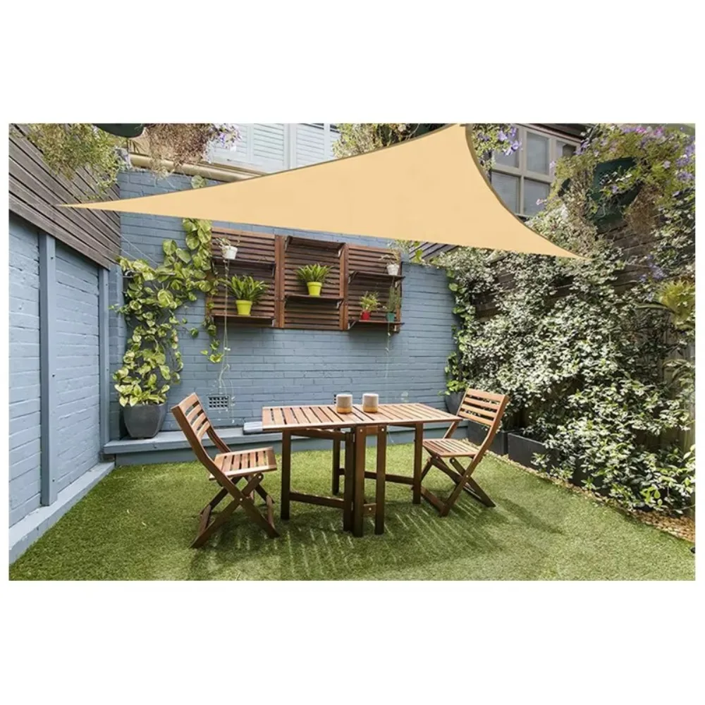 

5X5x7.1m Triangle Outdoor Camping Sail Garden Waterproof Plant Covered Terrace Pool Awning Terrace Awning