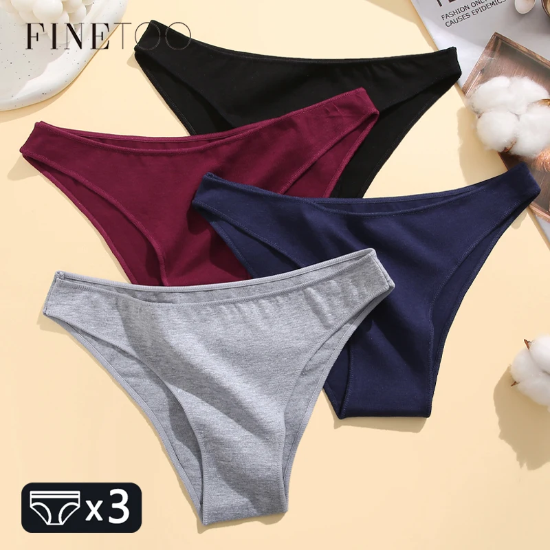 M-XXL Cotton Women\'s Panties Underwear Breathable Comfortable Solid Cotton Briefs Plus Size Female Underpant Panty Lingerie