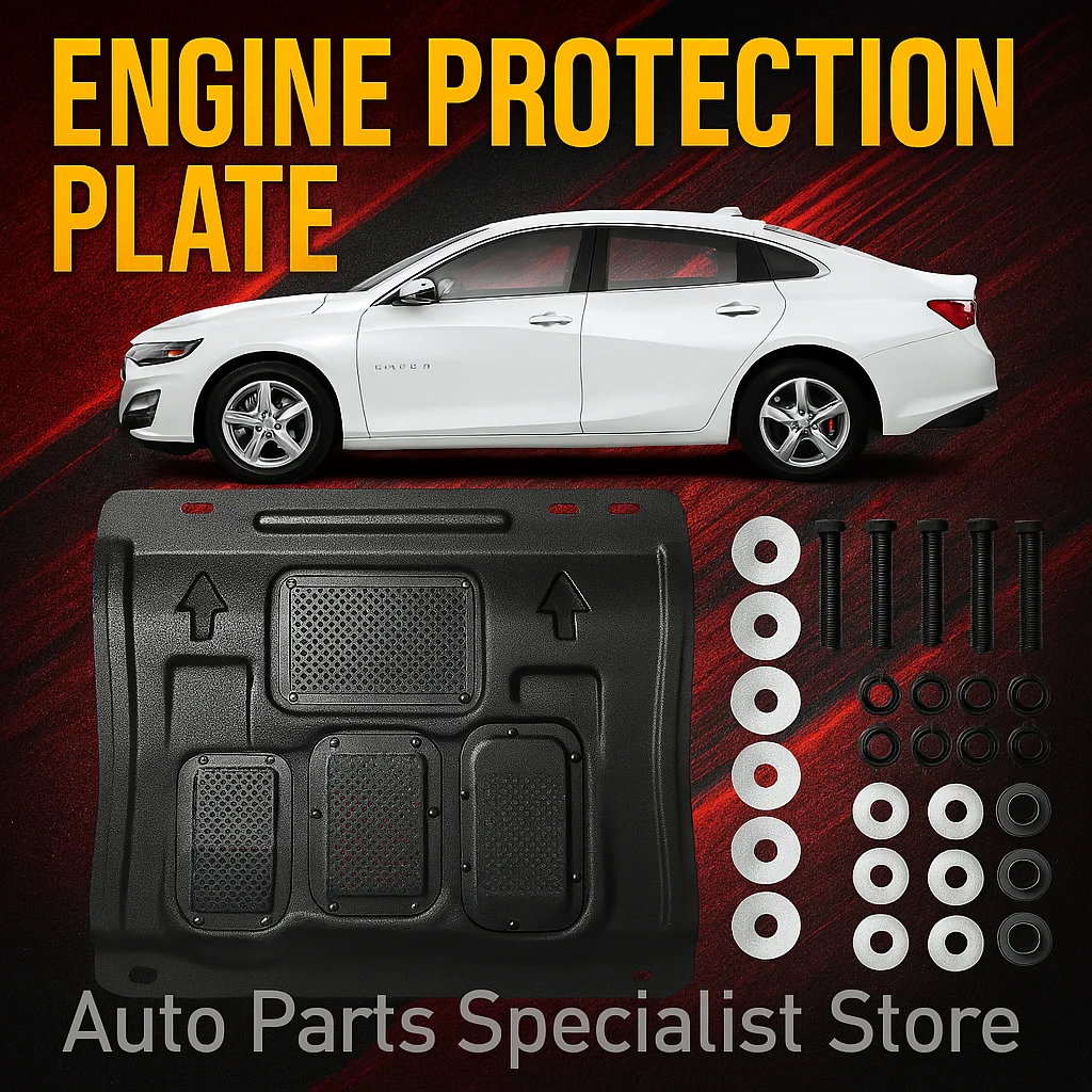 

For Chevrolet Malibu XL 1.5T 2016-2018 Black Under Engine Guard Plate Splash Shield Mud Fender Cover Mudguard Protector