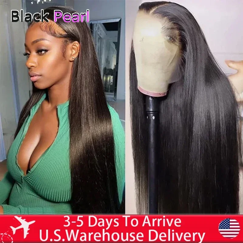 

HD Lace Front Human Hair Wigs Straight 13x5X1 Transparent Lace Frontal Wigs 30 32 inches Pre Plucked Lace Wigs For Women