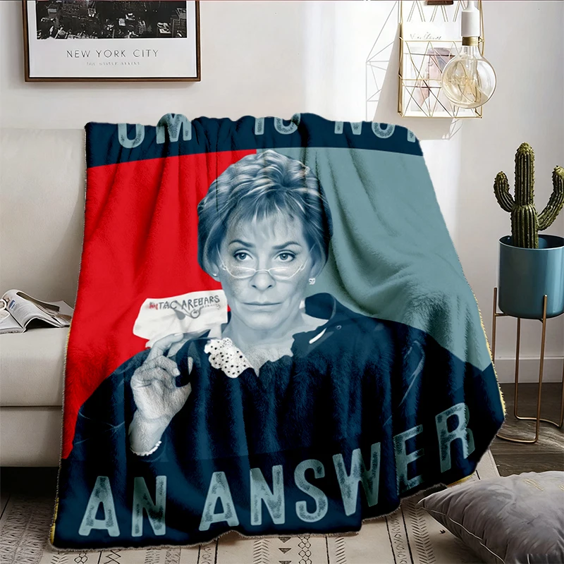 Um Is Not An Answer Retro T, Flannel Blanket, Judy Sheindlin Flannel Throw, Judge Judy Cozy Blanket, Judy Warm Blanket