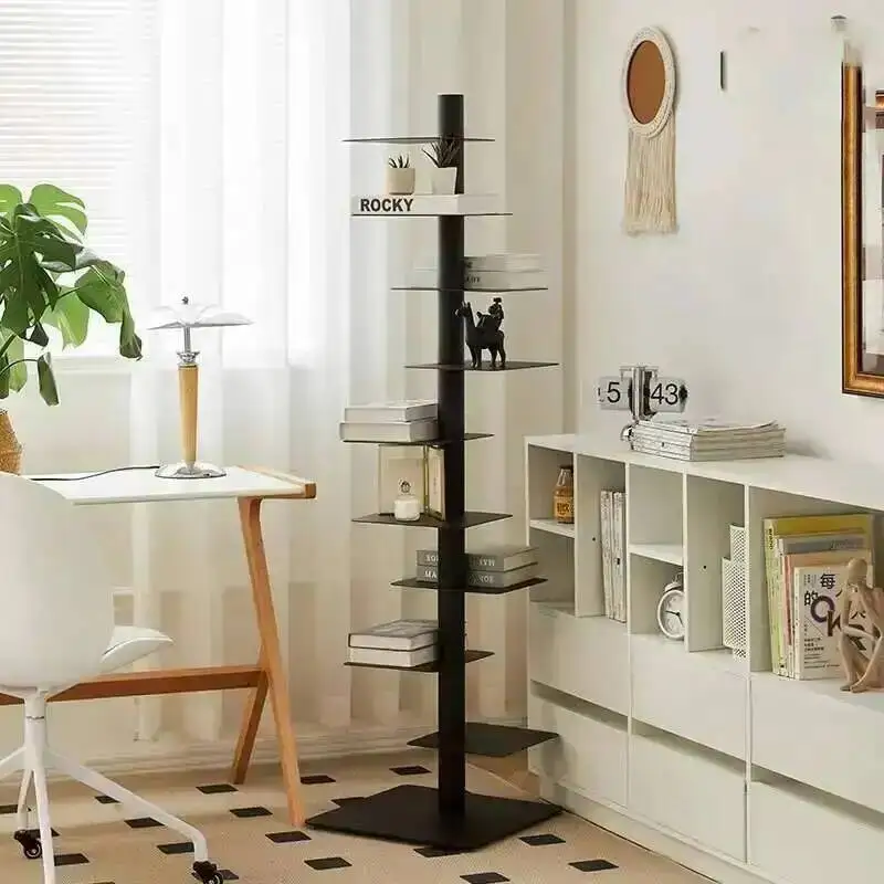 Book Shelf Living Room Iron Children Adult Storage Book Corner Bedroom Organizer Book Shelf Long Estanteria Bookshelf Decor