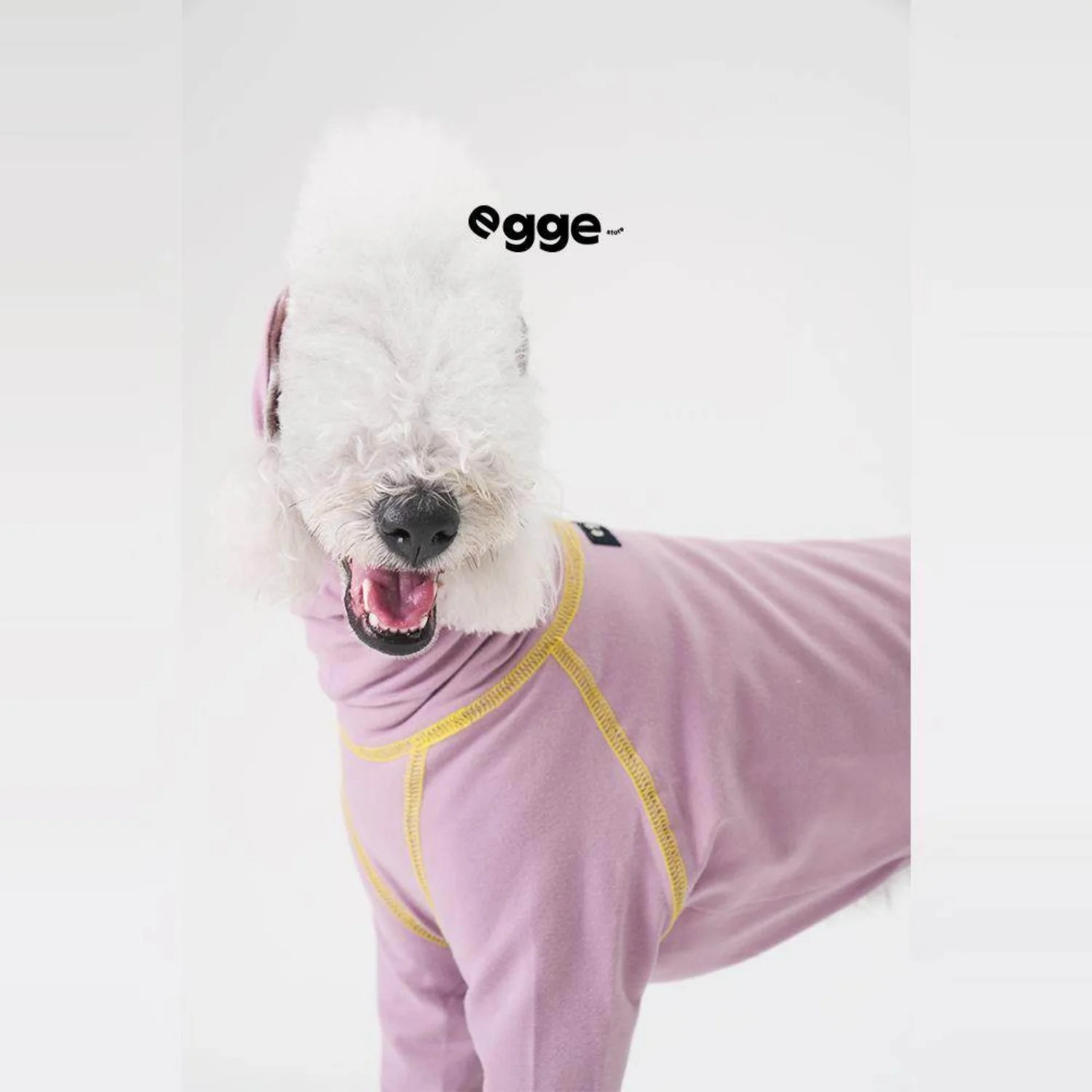 

EGGE Cotton Ultra-Stretch 4-Leg Bodysuit Second-Skin Layer Black Leisure Jumpsuit for Italian Greyhound Purple Pajamas for Dogs