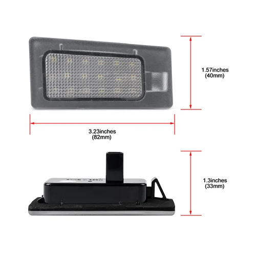 Imagen 2 del producto Luces Led para matrícula de coche, accesorio para Hyundai Elantra MD Accent Solaris Kia Ceed SW Cerato MK3 Forte MK2 Koup KX3, 2 uds.