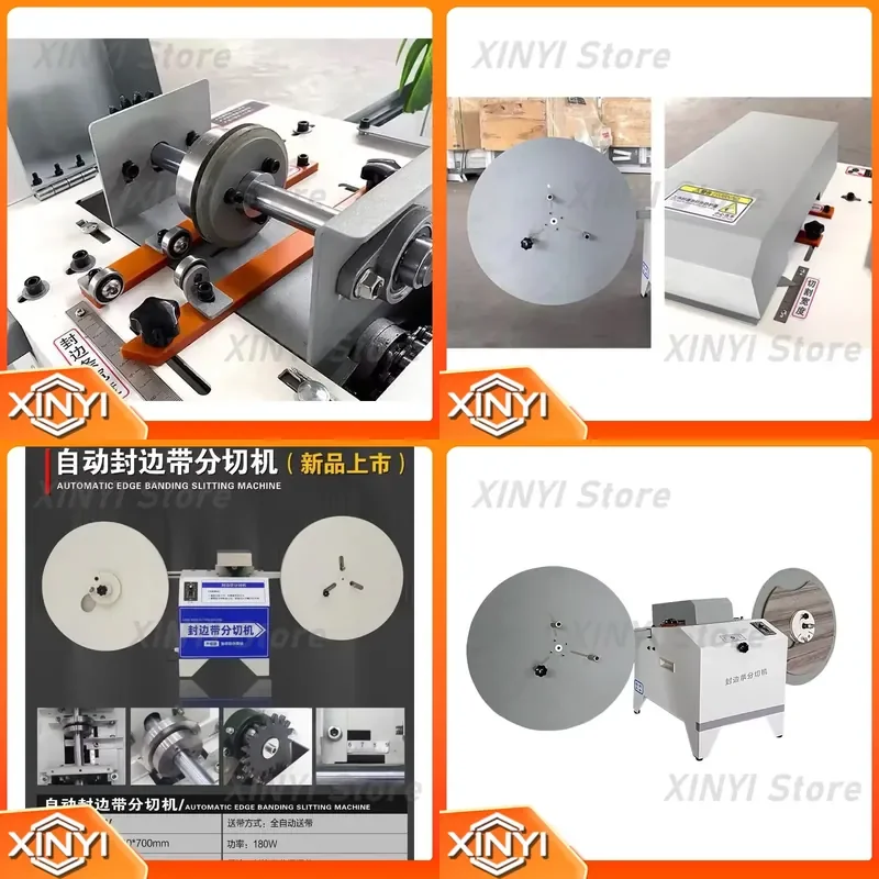 for Vertical Motor Driven Edge Banding Strip Slitting Machine High Efficiency