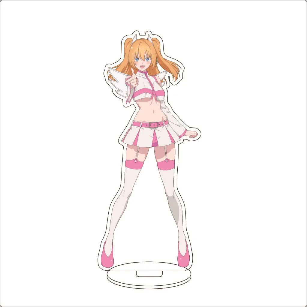 16CM Anime 2.5 Jigen no Ririsa ‌ Figura de acrílico de Lilisa Amano, Mikari Tachibana, Nonoa Aria y Kisaki, ideal como adorno o regalo.