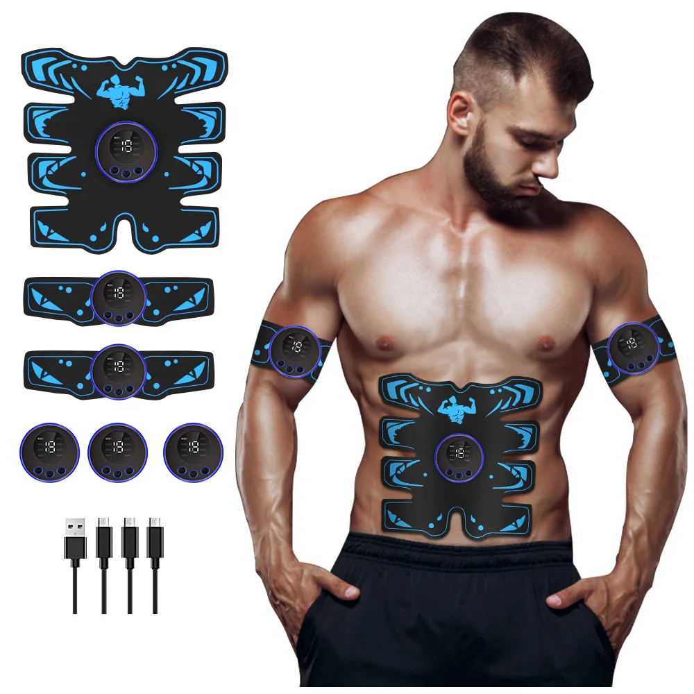 

EMS Ab Trainer Pad — 8-режимный 29-уровневый стимулятор пресса для домашнего фитнеса и сжигания жира