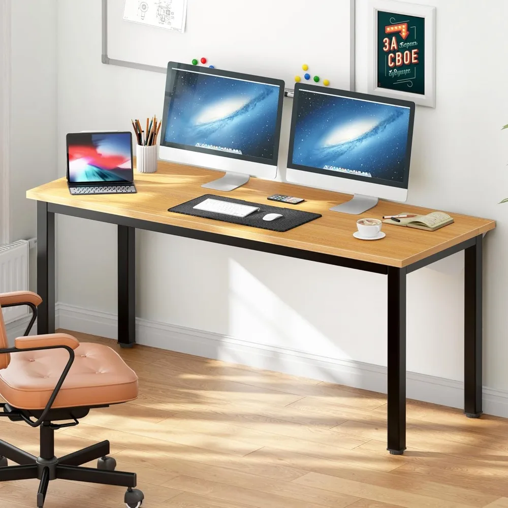 63 inches X-Large Computer Desk, Composite Wood Board, Decent and Steady Home Office Desk/Workstation/Table