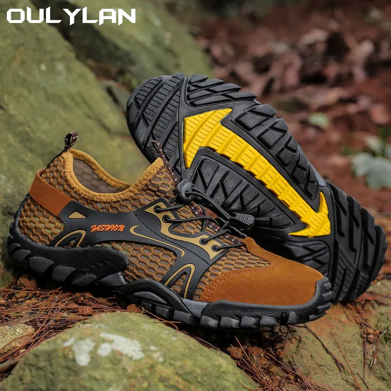 Outdoor Non-slip Hiking Shoes Men Breathable Beach Wading Shoes Training Sneakers Caminhadas Trekking Shoes for Women Summer