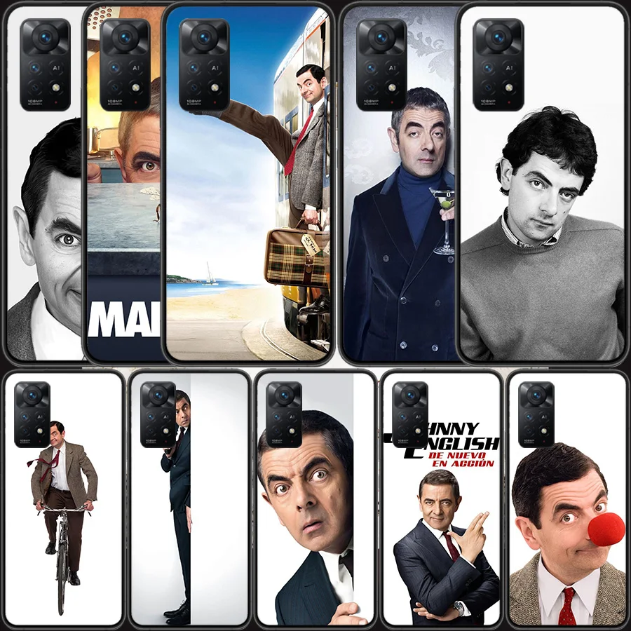 Funny Mr B-BeanS Phone Case For Redmi Note 13 14 Pro 5G Plus 12 12C 10 10A 10C 9 9A 9C 9T 8 8A 7 7A K60 K70 K40 Pro Xiaomi Cover